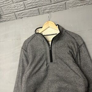 Orvis Men's Fleece Lined Quarter Zip Pullover Medium